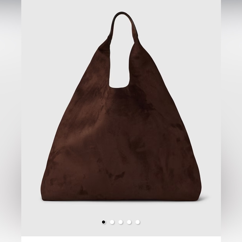 Gap Vegan Suede Slouchy Tote Bag